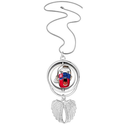 Pendentif drapeau Slovaquie original à offrir pour fan de culture slave