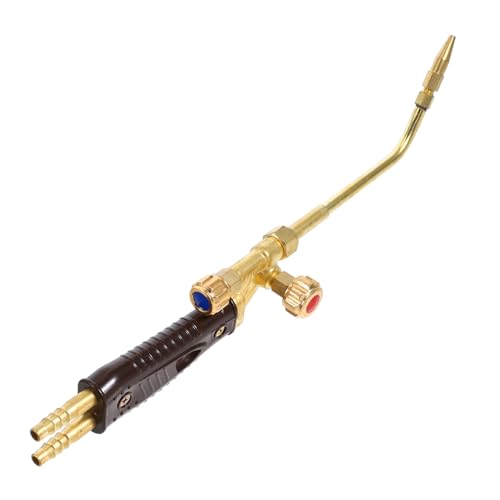 POPETPOP Adjustable Flame Propane Torch Head for Soldering and Brazing Self-igniting Swirl Flame Design High-temperature Welding Tool for Hvac Maintenance and Plumbing