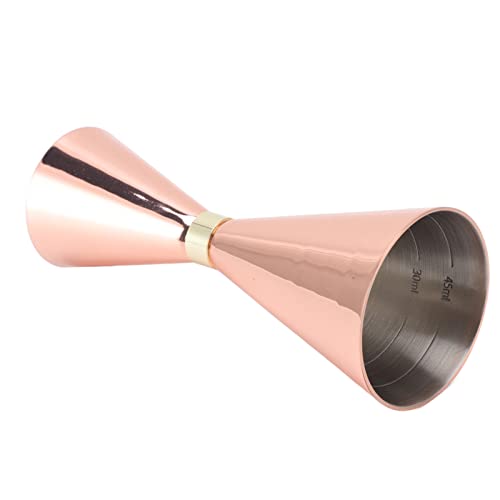 Jigger para Bartender, Jigger de coquetel duplo, Jigger japonês de aço inoxidável 30 ml a 60 ml com
