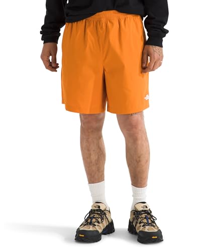 THE NORTH FACE Short masculino Class V Pathfinder sem fecho — 17,8 cm, Laranja (Dust Orange), GG
