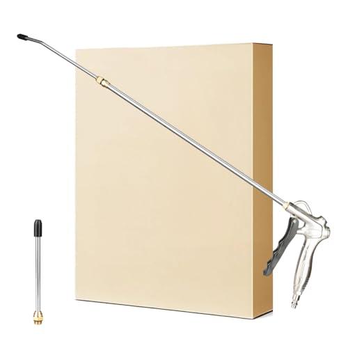 Yolass Heavy-Duty Extendable Air Blow Gun (19-41 Inch) - High Volume Powerful Pneumatic Tool, 360°