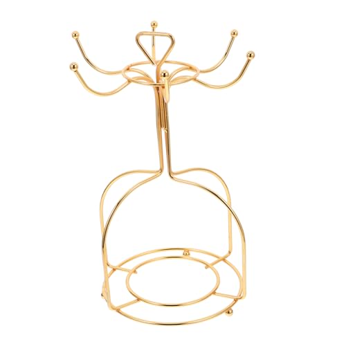 OKUMEYR Tumbler Lid Organizer Space Saving Cup Cover Rack for Kitchen Countertop Design Holds Up to Lids for Mason Jar and Mug Covers Minimalist Storage