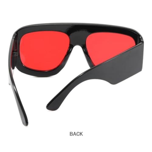Lunettes de soleil vintage UV400 tendance branches larges mixtes