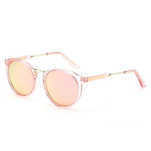 Lunettes de soleil rondes vintage femmes - Rétro polarisées protection UV400