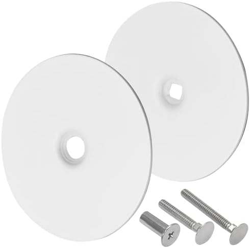 Hordion 1-Pack Door Hole Cover Plate – 2-5/8 Inch Antique Brass, Fits 1-5/16 To 1-5/8 Thick Doors, With Screws