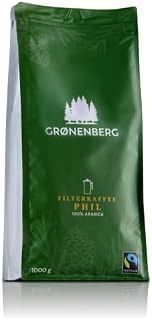 Bio ziarna kawy, kawa filtrowana, 1 kg, Fairtrade Arabica ziarna kawy o niskiej kwasowości, ziarna kawy palone | idealna do French Press, 1 kg