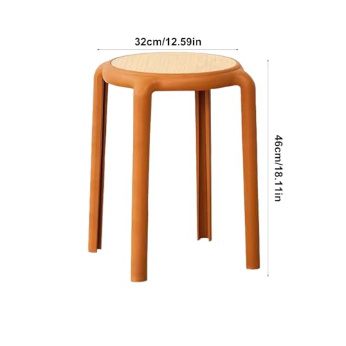 Tabouret en polypropylène dos nu léger et emboîtable - 4