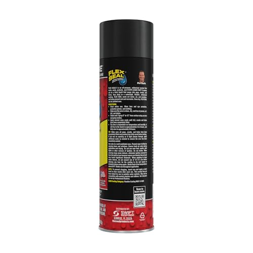 Image of Flex Seal MAX, 17 oz, 1-Pack, Black, Stop Leaks Instantly, Waterproof Rubber Spray On Sealant Coating, Perfect for Gutters, Wood, RV, Campers, Roof Repair, Skylights, Windows, and More