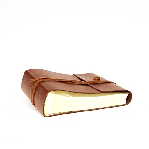 Tivoli Fotoalbum aus recyceltem Leder, Handgearbeitet in klassischem italienischem Stil, Geschenkschachtel inklusive, A5… – Bild 3