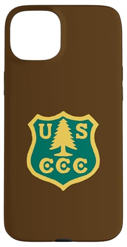 Vintage Civilian Conservation Corps Retro CCC Logo X}zP[X iPhone 15 Plus p