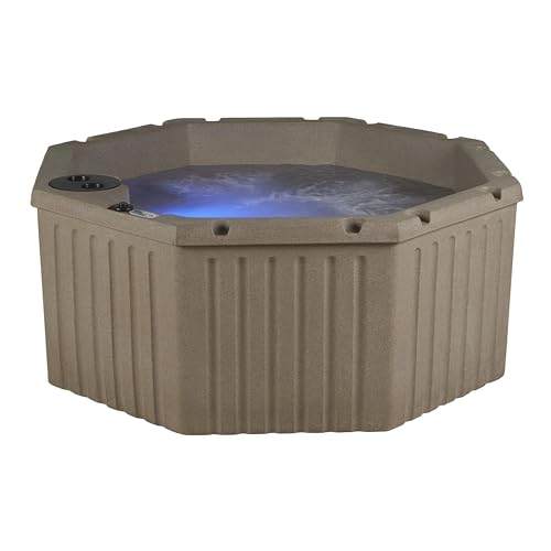 AquaLife Invi 5-Person Hot Tub with 11 Hydro Jets, LED