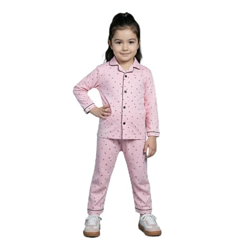 Image of CLAP Kids Cotton Printed Full Sleeves Night Suit