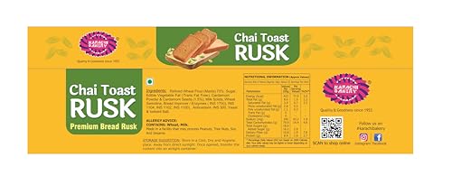 Karachi Bakery Chai Toast Rusk, 400g