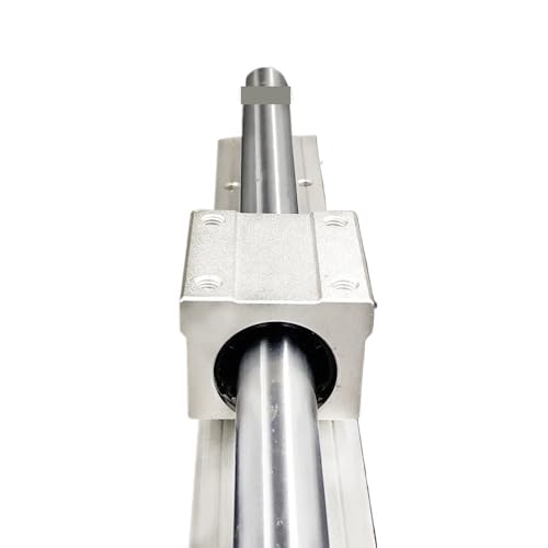 Guía lineal R12 de 12 mm de 800 mm equipada con 2 bloques R12UU 2
