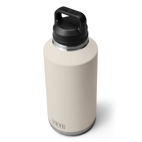 Image of YETI Rambler 64 oz Bottle, Vacuum Insulated, Leakproof, Stainless Steel with Chug Cap, Cape Taupe