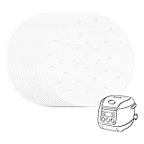 Air Fryer Parchment Paper, 200 PCS Air Fryer Liners, 7 inch Bamboo Steamer Liner for Baking,...