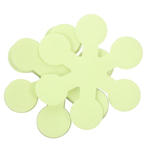 WESIEVYA 20piezas Pegatinas Antideslizantes para Escalones Cintas Fluorescentes Reflectantes y Autoadhesivas