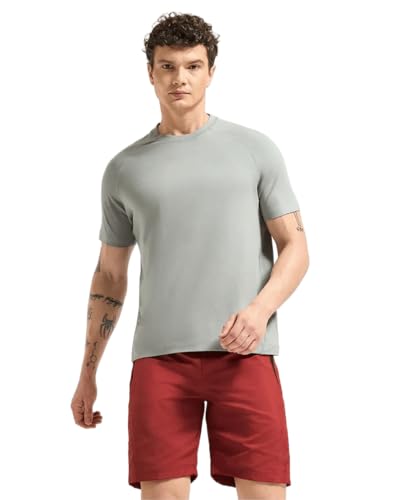 Image of Wellbi Bamboo Performance T-Shirt for Men | Raglan Sleeve Gym Training Sportswear | Quick Dry Moisture Wicking Anti-Bacterial | Ultra-Soft Breathable Eco-Friendly Activewear