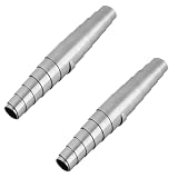 Replacement Springs for Hand Pruners, 6cm Standard Fitting Stainless Steel Heavy Duty Volute Spring for Pruners Models, Pruning Shears Springs, Spring Scissors Parts & Accessories (Silver, 2)