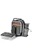 Arctic Zone High-Performance Dual-Compartment Lunch Box Set, Charcoal Gray/Orange