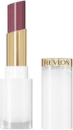 REVLON Super Lustrous Glass Shine Balm, 007 Glazed Mauve, 0.11 oz