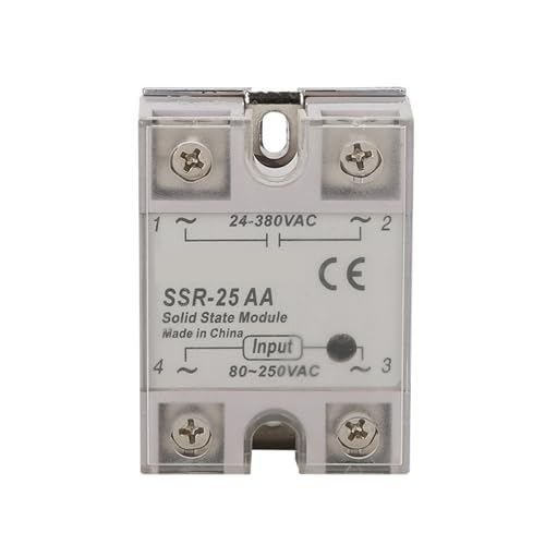 Relais statique de contrôle CA SSR-25AA 12V et SSR-40AA pour circuit électrique