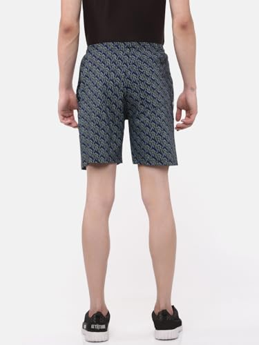 Image of Dollar Solid Men's Shorts | All-Over Print | One Side Zipper Pocket with Label Branding | Self Waistband with Drawcord | Wide Array of Attractive Prints