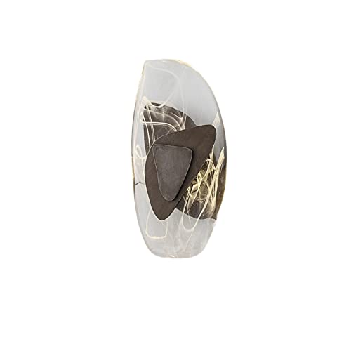 Lámpara de Pared de Interior, Lámpara de Pared de Cristal de Lujo para Mesita de Noche, Lámpara de Porche Artística en la Pared de Fondo Del Dormitorio Y Aplique de Pared de la Sala de Estar