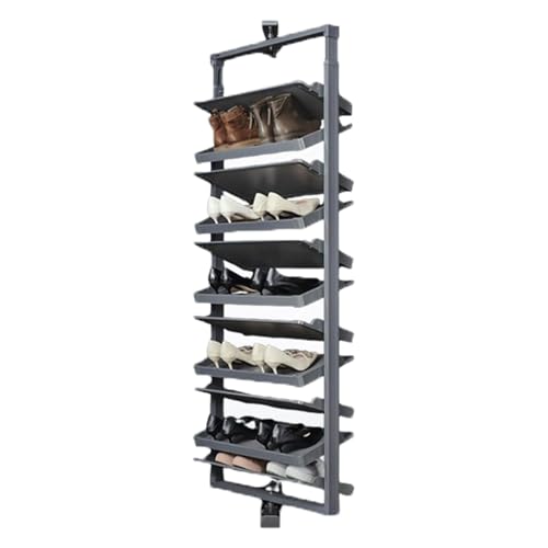 Meuble à chaussures rotatif gain de place pour organiser une chambre encombrée