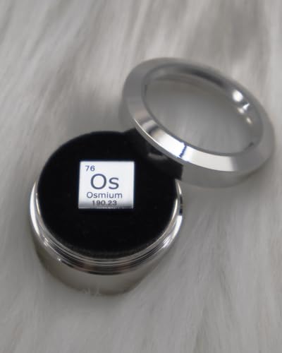 Moderock High-Purity Osmium Cube, 99.95% Purity, 0.39in, Blue, Specialty Metal