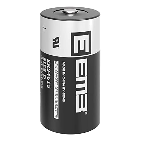 EEMB ER34615 3.6V Lithium D Cell Battery Cover
