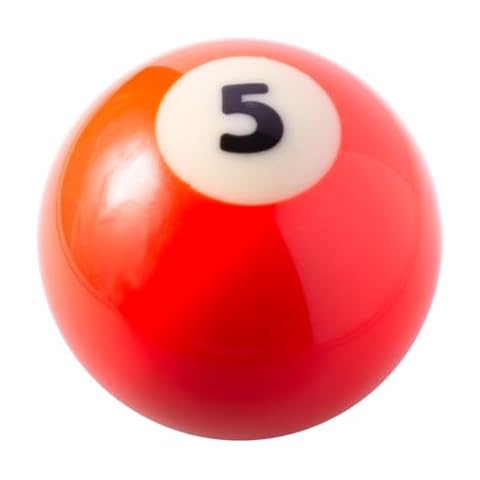 Mavota Billiard Ball Rod Stick Shift Knob Orange 5 Gear Shift Knobs Marbling Pool Ball Shifter Lever Knob Fit Most Automatic Manual Car Tuck Transmission Vehicle, W07C05 Cover