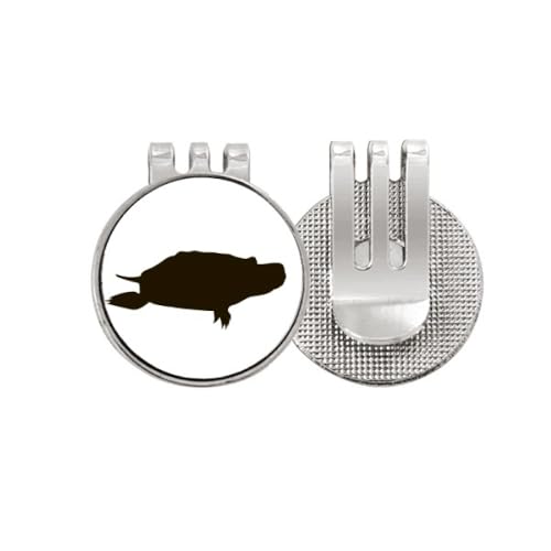 Marqueur de balle de golf accessoire de sport émail noir tortue