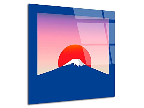 Tableau Mont Fuji pour moderniser un mur vide avec un design brillant