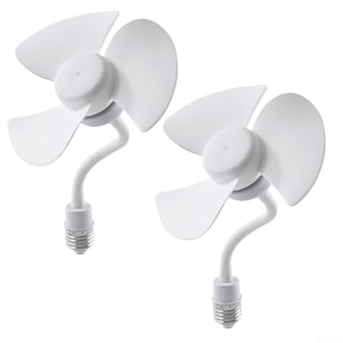 Eficiente ventilador de escritorio E27 con dirección de viento ajustable para entornos silenciosos (S)