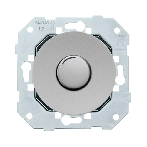 Variateur Universel Alu Fontini rotatif chromé pour éclairage LED et halogène