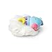 BT21 Dream of Baby MANG Character Scrunchie Elastic Hair Tie Band Accessories for Women and Girls, White/Blue