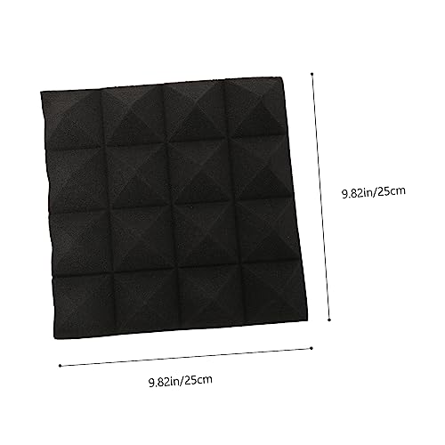 BESPORTBLE 12pcs 5CM Panels Acústicos en Pirámide para Atenuación de Sonido para Estudio, Paneles para Tratamiento Acústico y Reducción de Ruido de Alta Densidad miniatura 2