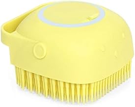 Silicon Massage Bath Brush Hair Scalp & Bathing Brush For Cleaning Body | Silicone Bath Wash Scrubber Cleaner & Massager For Shampoo Soap Dispenser | Bathing Tool | Brushes, Men & Women