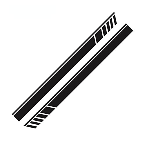 Wlxgyigij 2 uds Pegatinas Laterales para carrocería de Coche, para Benz G55 G63 AMG W463 G500 Clase G350D SUV Rayas calcomanías Accesorios de sintonización automática Cover