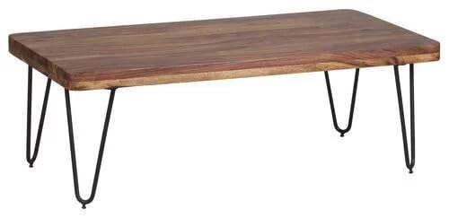 Image of Wooden Center Coffee Table for Living Room (Teak)