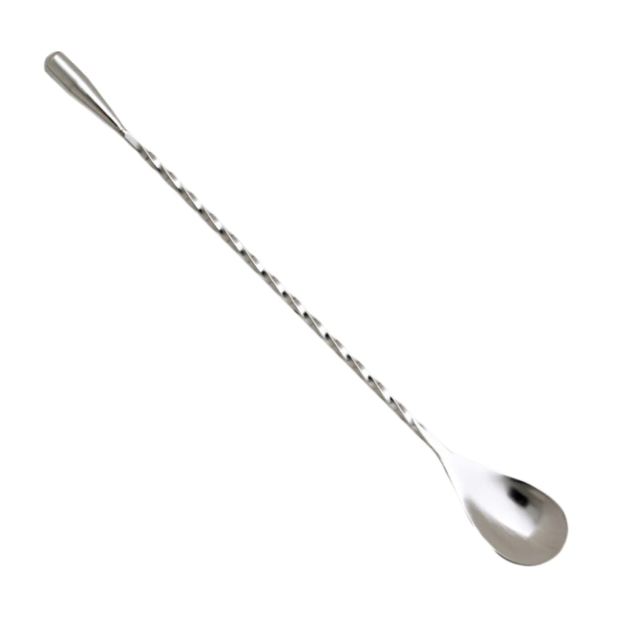 Alipis 9 Piezas Barra Espiral Cucharas Mezcladoras Para Beber Cuchara De Coctelería Cuchara Giratoria Cucharas De Plata Palillos Tiki Cuchara Para Varita Mezcladora De