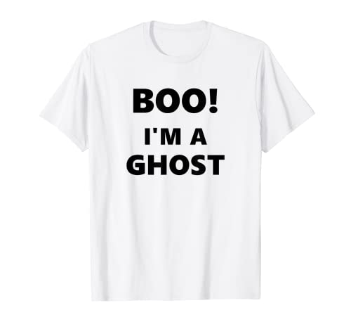 Boo I'm a Ghost Fun - Disfraz de Halloween de última hora Camiseta