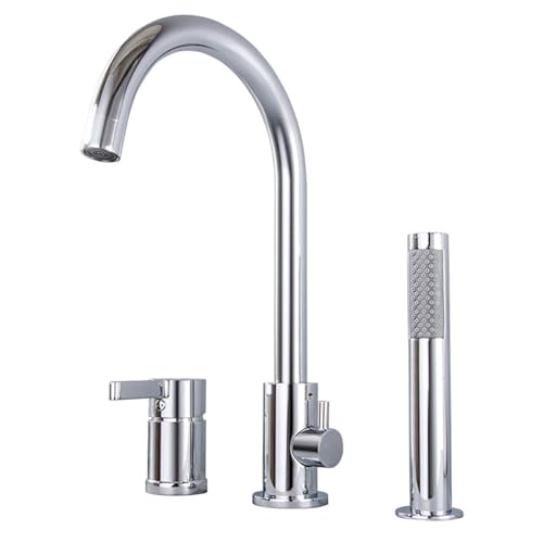 Mitigeur lavabo en laiton massif rotatif haut de gamme pour vasque et douche