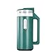110V 500ml Wielofunkcyjna podgrzewana maszyna do mleka sojowego Blender do żywności Sokowirówka bez filtra, elektryczny spieniacz do mleka, automatyczne czyszczenie jednym przyciskiem,Green