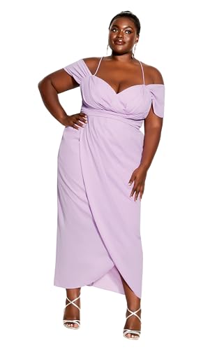 Image of City Chic Women's Plus Size Dress - Entwine Maxi