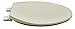 Slow Close Premium Plastic Elongated Toilet Seat, Bone