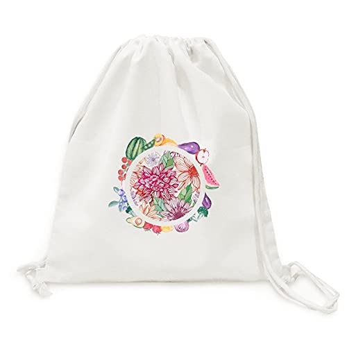 Sac en tissu pliable à sangle avec fleurs de style Beauty Gift