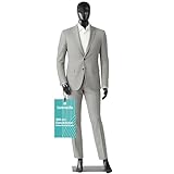 SereneLife 185 cm Große Männliche Schaufensterpuppe mit Verstellbarem Kopf, Flexiblen Gliedmaßen und Abnehmbarem Design – Ideal für Bekleidungsgeschäfte, Boutiquen, Ausstellungen und mehr