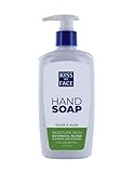 Kiss My Face Moisture Liquid Hand Soap, Olive Oil & Aloe Vera 9 oz Pumps (Pack of 6)